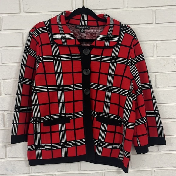 Tartan Plaid Blazer , Classic Scottish Style & Fall/Winter Essential #408 - Picture 1 of 5